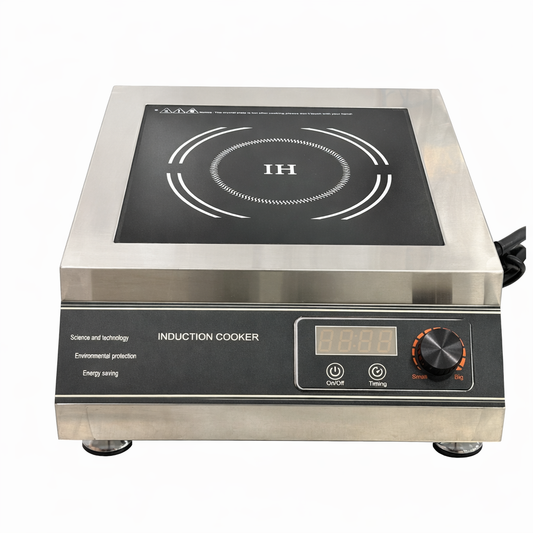 Commercial Induction Cooker 5000 W | Heavy-Duty Stainless Steel Induction Stove for Hotels & Restaurants
