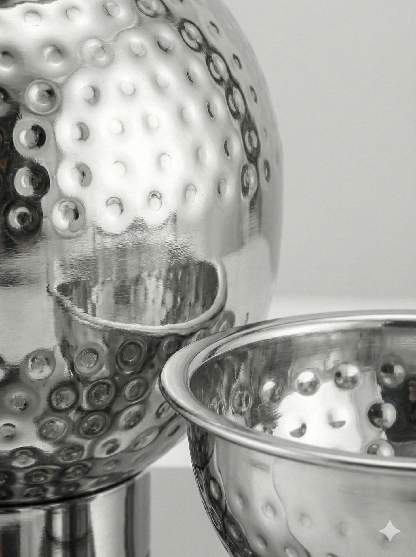 Stainless Steel Pani Puri Matka Set with Stand & Bowls | Hygienic Golgappa Serving Set for Street Food & Catering
