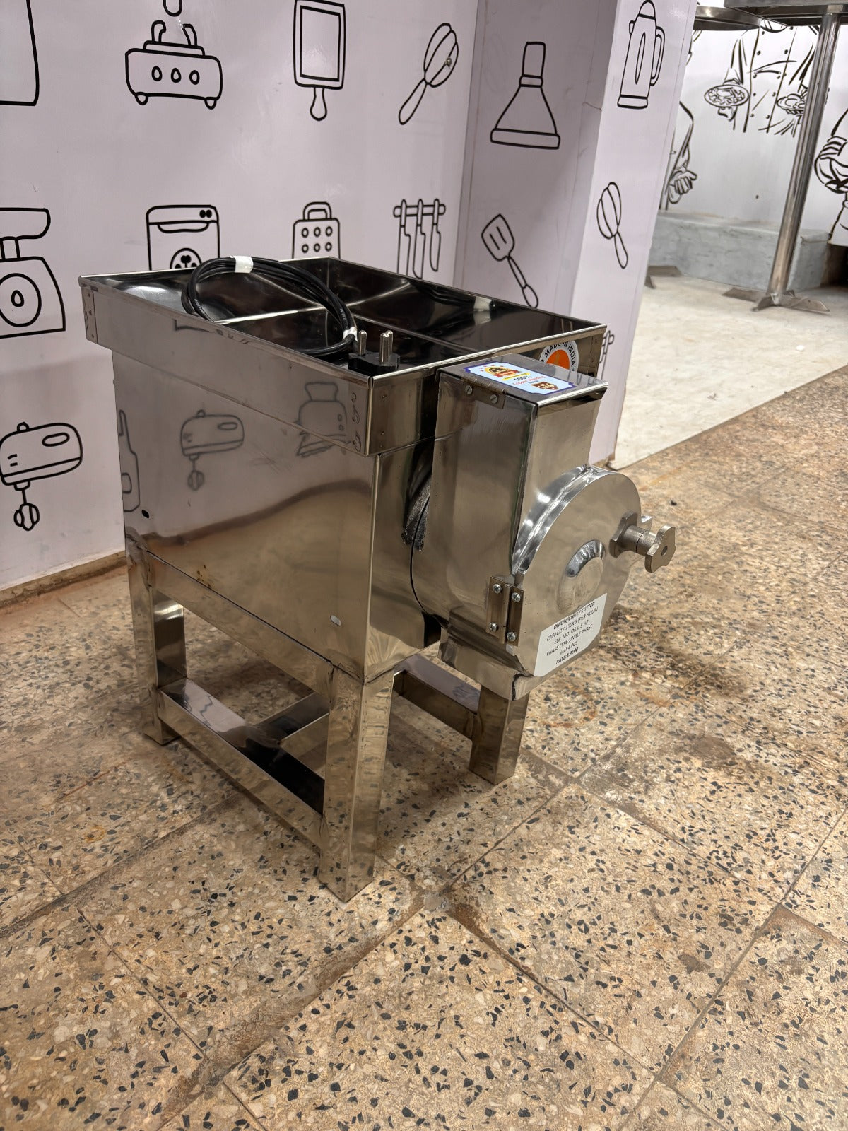 Stainless Steel Chilli Cutter Machine | Heavy Duty Vegetable Cutting Machine for Hotels & Catering