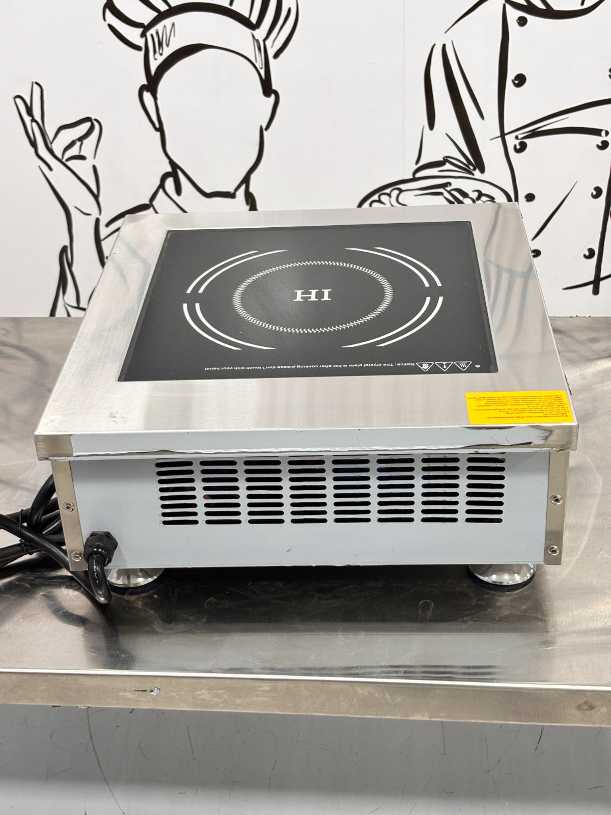 Commercial Induction Cooker 5000 W | Heavy-Duty Stainless Steel Induction Stove for Hotels & Restaurants